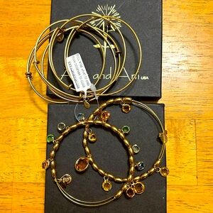Alex and Ani Rare set of bracelets